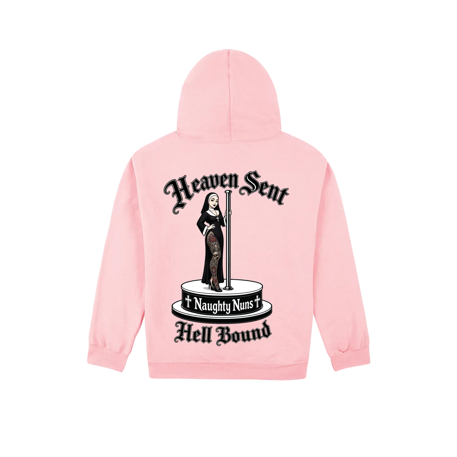 Light Pink back flat lay