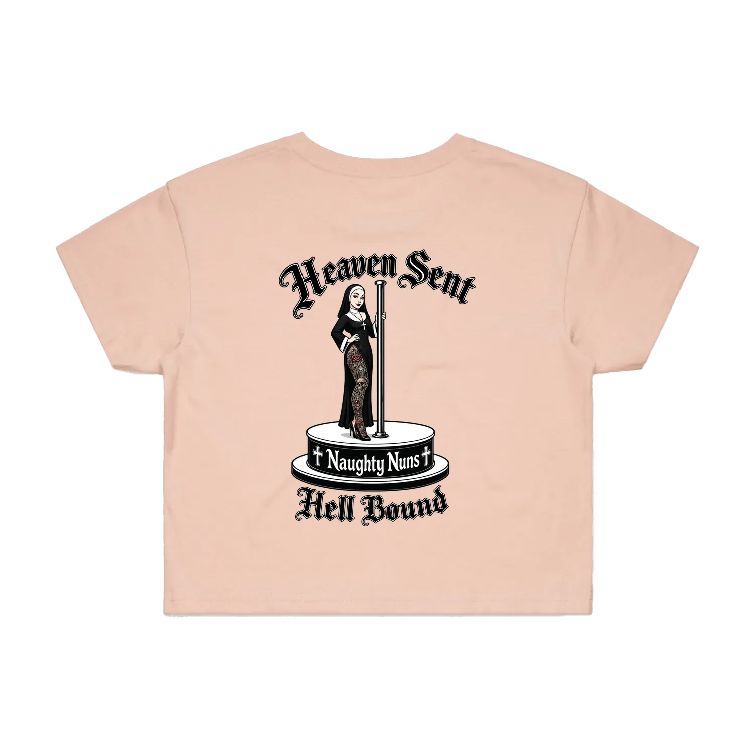 Pale Pink back flat lay